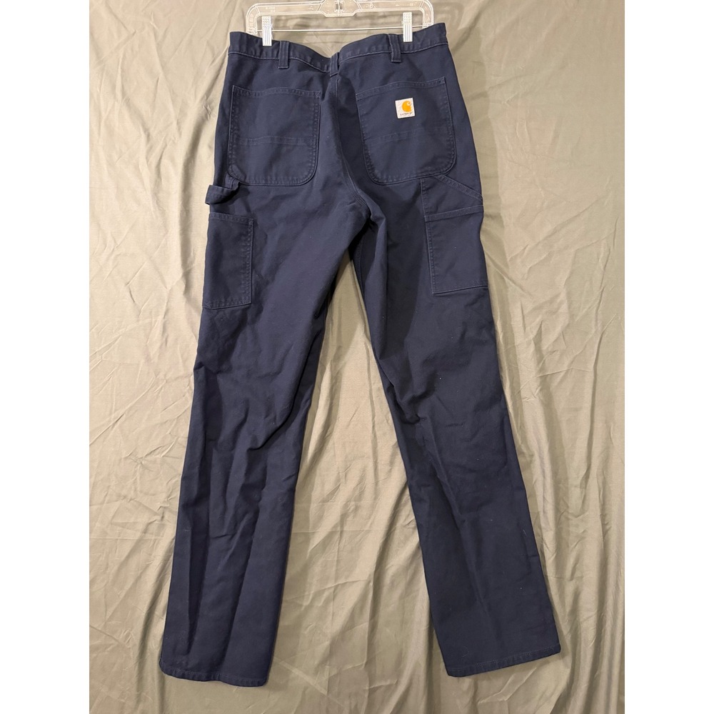 Carhartt Rugged Flex Relaxed Fit Duck Utility Work Pants Navy BN3279-M 34x36